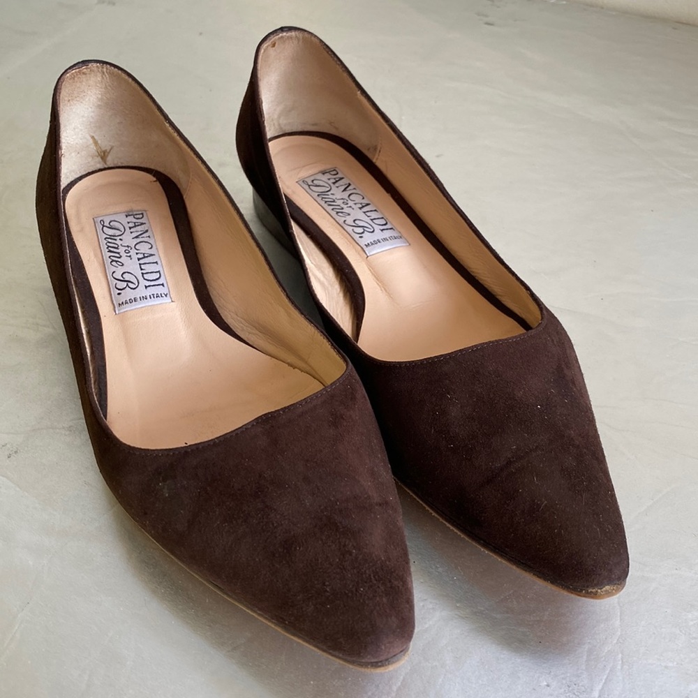 Stylish low cut city flats with detail - resoled